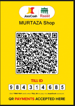 JazzCash QR Code - The Safe Shop